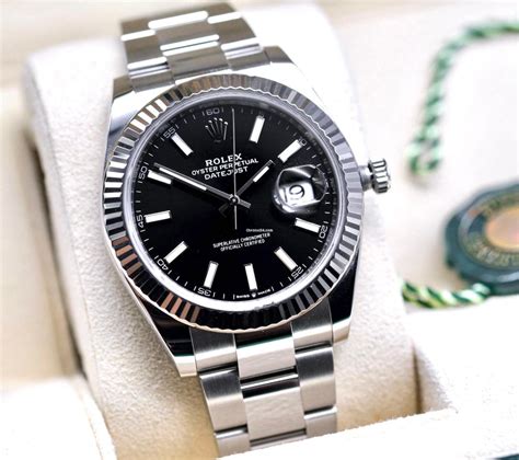 Rolex Datejust 41 41mm Black Dial 2017 